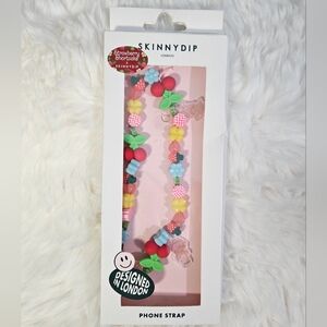 Strawberry Shortcake Phone Strap By Skinny Dip London
